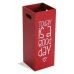 Lietussargu statnis Versa Begin The Day With a Smile Koks MDF (21 x 53 x 21 cm)