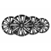 Hubcap Sparco Milano Black/Silver 15