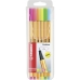 Tuschpennor Stabilo 88/6-1 Multicolour (6 antal)