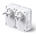 Powerline e Punto d'Accesso TP-Link TL-PA4010P KIT V5 500 Mbps (2 pcs) Bianco