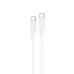 Cable USB-C NANOCABLE 10.01.2301-L150-W Blanco 1,5 m