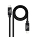 Cable USB-C NANOCABLE 10.01.5001 Negro 1 m