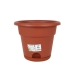 Bloempot met schaal Dem Greentime Bruin 25 x 25 x 20 cm (12 Stuks)