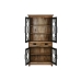 Display Stand Home ESPRIT Black Natural Iron Mango wood 100 X 40 X 200 cm