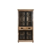 Stand Espositore Home ESPRIT Nero Naturale Ferro Legno di mango 100 X 40 X 200 cm