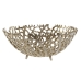 Centerpiece Home ESPRIT Golden Aluminium Modern Coral 34 X 34 X 12 cm