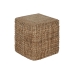 Poggiapiedi Home ESPRIT Marrone 40 x 40 x 45 cm