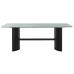 Eettafel Home ESPRIT Zwart Groen Metaal Gehard glas 200 x 100 x 76 cm