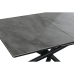 Mesa de Comedor Home ESPRIT Negro Gris Metal Cerámica 160 x 90 x 76 cm