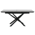 Dining Table Home ESPRIT Black Grey Metal Ceramic 160 x 90 x 76 cm