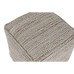 Repousa pés Home ESPRIT Branco Natural 45 x 45 x 45 cm