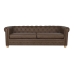 3-mans soffa Home ESPRIT Brun Vintage 216 X 78 X 70 cm