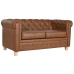 Toseter sofa Home ESPRIT Brun Naturell Vintage 151 X 79 X 70 cm