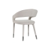 Sedia da Sala da Pranzo Home ESPRIT Beige Poliestere Metallo 57,5 X 60 X 81 cm