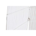 Folding screen Home ESPRIT White Metal wicker 135 x 3 x 170 cm