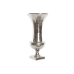 Vase Home ESPRIT Silberfarben Aluminium Moderne Glas 24 x 24 x 49 cm