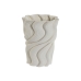 Vase Home ESPRIT White Stoneware Modern 14 x 14 x 19 cm