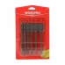 Spool set Workpro 10, 12, 16, 18, 20, 25 mm Carbon steel Spade Wood 6 Pieces