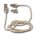 Cabo USB para Micro USB e Lightning KSIX