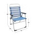 Chaise Pliante Colorbaby Marin 56 x 50 x 88 cm Blanc Blue marine