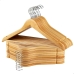 Kleerhangerset Max Home Natuurlijk Hout Staal 44,5 x 23 x 1 cm 20 Onderdelen (4 Stuks)