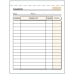 Invoice Check-book 10,5 x 15 cm (5 Units)