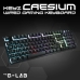 Draadloos toetsenbord The G-Lab KEYZ-CAESIUMT-W/SP Zwart