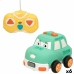 Politiewagen op Afstandsbediening Colorbaby Groen 13 x 9 x 10 cm (6 Stuks)