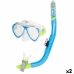 Óculos de Mergulho com Tubo Infantis AquaSport Azul (2 Unidades)