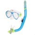 Masque de Plongée avec Tube pour Enfants AquaSport Bleu (2 Unités)