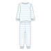 Pijama Infantil Bluey Azul