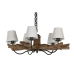 Ceiling Light Home ESPRIT Iron Teak 90 x 90 x 35 cm