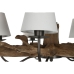 Deckenlampe Home ESPRIT Eisen Teakholz 90 x 90 x 35 cm