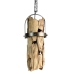 Loftslampe Home ESPRIT Jern Teak 160 x 30 x 40 cm