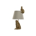 Bordlampe Home ESPRIT Beige Gylden Harpiks 50 W 220 V 30 x 30 x 58 cm