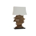 Bordlampe Home ESPRIT Jern Teak 50 X 22 X 80 cm