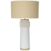 Tischlampe Home ESPRIT Leinen aus Keramik 46 x 46 x 77 cm