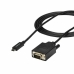 Câble USB C vers VGA Startech CDP2VGAMM2MB         (2 m) Noir