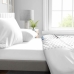 Fitted bottom sheet HOME LINGE PASSION HP71772 White 180 x 200 + 30 cm