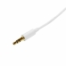 Аудио кабел с жак (3,5 mm) към 2 RCA кабел Startech MU2MMMSWH Бял