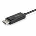 Adaptador USB C a DisplayPort Startech CDP2DP142MBD         (2 m) Negro