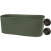 Self-watering planter Garden ID Green 17 x 50 x 17 cm