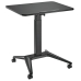 Desk MacLean MC-453B Black Steel 80 x 52 cm