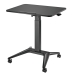 Desk MacLean MC-453B Black Steel 80 x 52 cm