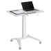 Scrivania MacLean MC-453W Bianco Acciaio 80 x 52 cm