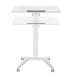 Scrivania MacLean MC-453W Bianco Acciaio 80 x 52 cm