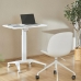 Scrivania MacLean MC-453W Bianco Acciaio 80 x 52 cm