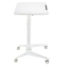 Scrivania MacLean MC-453W Bianco Acciaio 80 x 52 cm