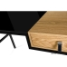 Desk Unique LESTE JSBG-142-1 Black Steel 120 x 76 x 60 cm