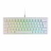 Clavier pour jeu Mars Gaming MKMINIPROWBRES Blanc Qwerty US